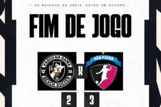 São Pedro vence o Vasco por 3 a 2 na rodada de abertura da Supercopa do Brasil de beach soccer