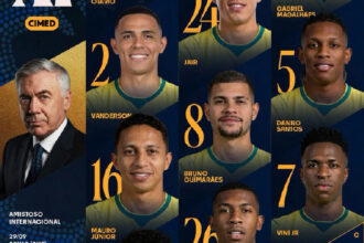 Seleção Brasileira define escalação com Rayan titular para amistoso contra a Austrália