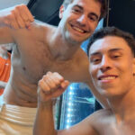 Sosa e Rojas celebram vitória do Vasco em momento descontraído