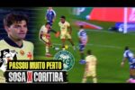 Sosa em destaque: meio-campista do Vasco protagoniza lances importantes contra o Coritiba