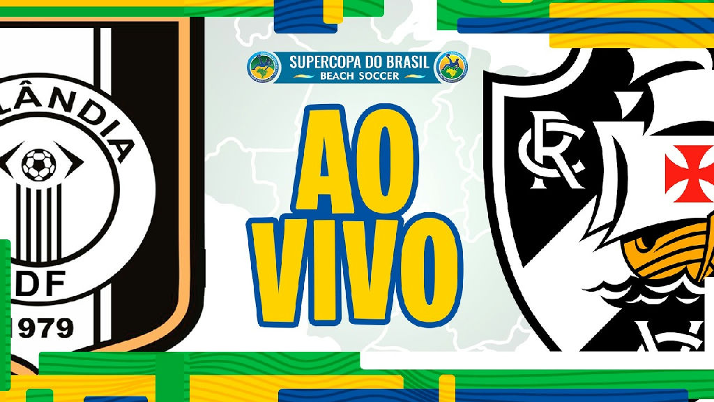 Supercopa do Brasil de beach soccer coloca Ceilândia e Vasco frente a frente