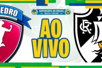 Supercopa do Brasil de beach soccer define campeão em duelo entre São Pedro e Vasco