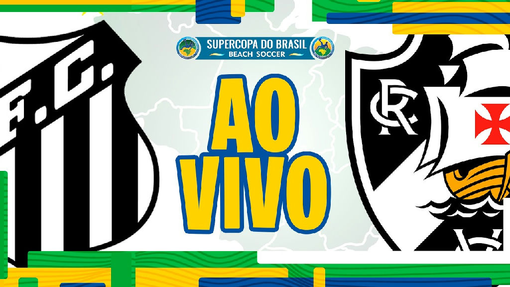 Supercopa do Brasil de beach soccer feminino tem confronto entre Santos e Vasco hoje