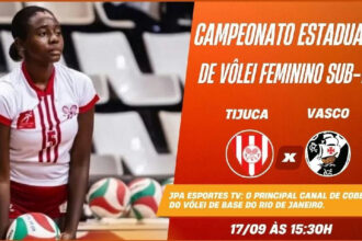 Tijuca e Vasco se enfrentam pelo Campeonato Estadual de vôlei feminino sub-17