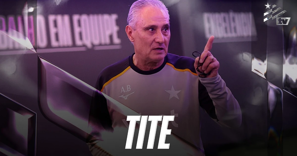 Tite assume comando do Botafogo e realiza primeiro treino no CT Lonier
