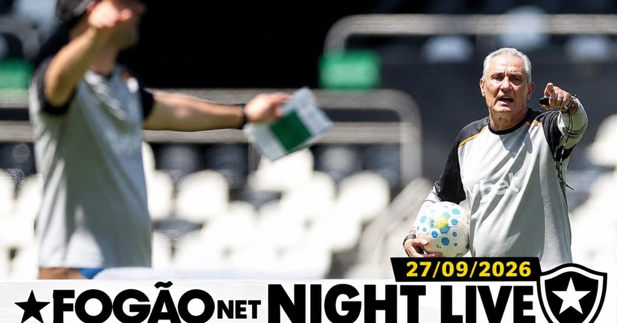 Tite intensifica preparação do Botafogo para a reta final do Brasileirão