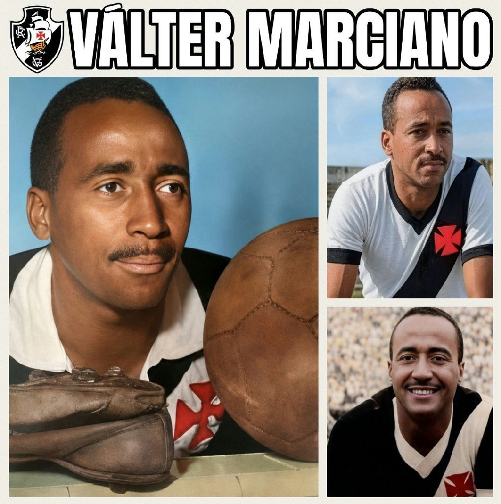 Válter Marciano: a trajetória do craque que marcou época no Vasco