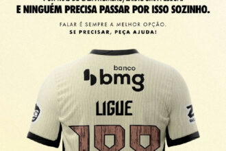 Vasco adota número 188 em campanha de prevenção ao suicídio