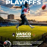 Vasco Almirantes e Flamengo Imperadores se enfrentam nos playoffs da Superliga de futebol americano
