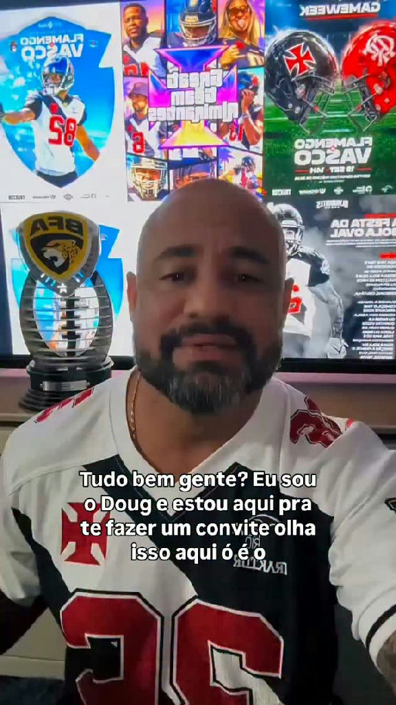 Vasco Almirantes encara desafio decisivo pela Superliga de futebol americano neste sábado