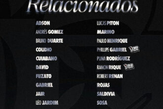 Vasco anuncia relacionados e atualiza boletim médico de Barros e Cuesta para o Campeonato Brasileiro