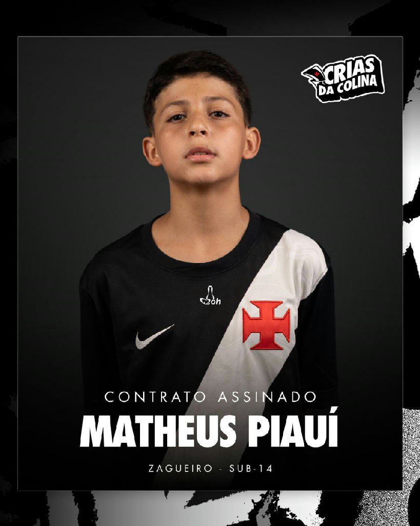 Vasco assegura futuro de Matheus Piauí e Luan Heinrik com contratos de longo prazo