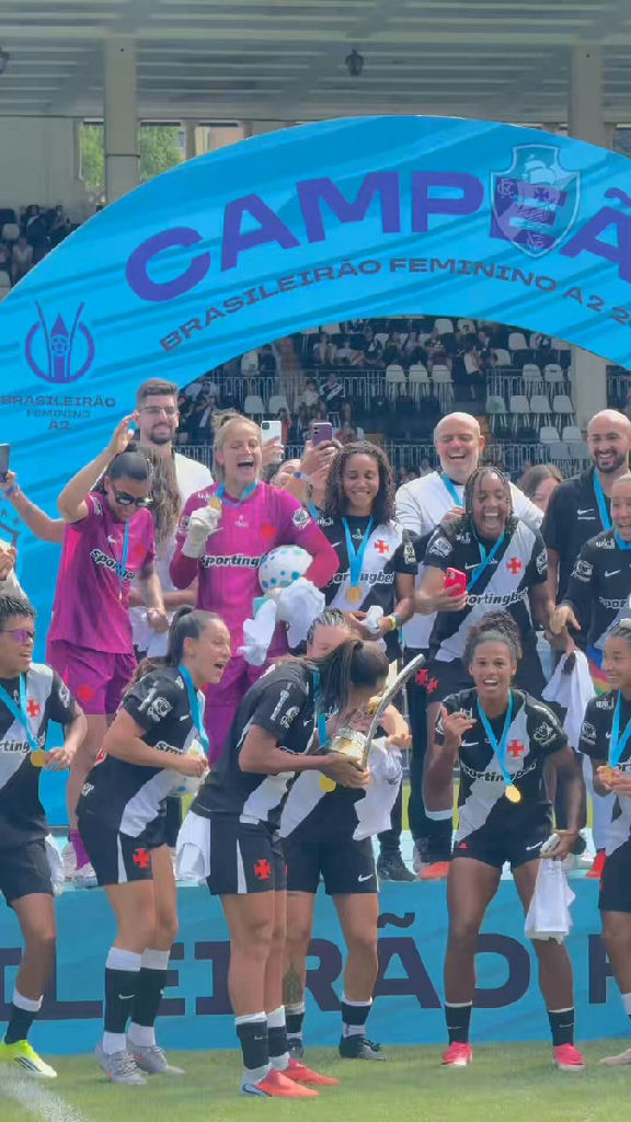 Vasco conquista título do Brasileirão Feminino a2 em celebração histórica