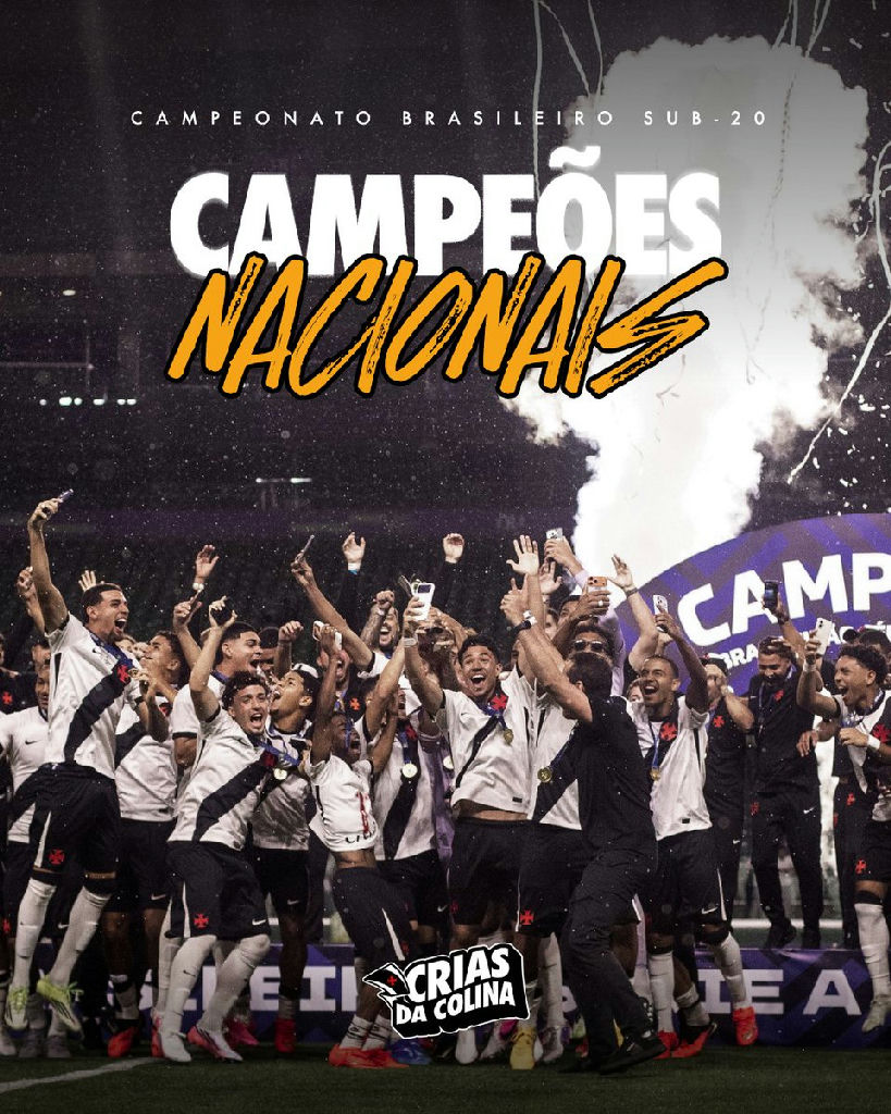 Vasco conquista título inédito do Campeonato Brasileiro Sub-20