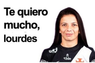 Vasco da Gama celebra atleta Lourdes em publicação nas redes sociais