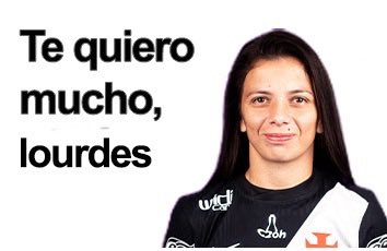 Vasco da Gama celebra atleta Lourdes em publicação nas redes sociais