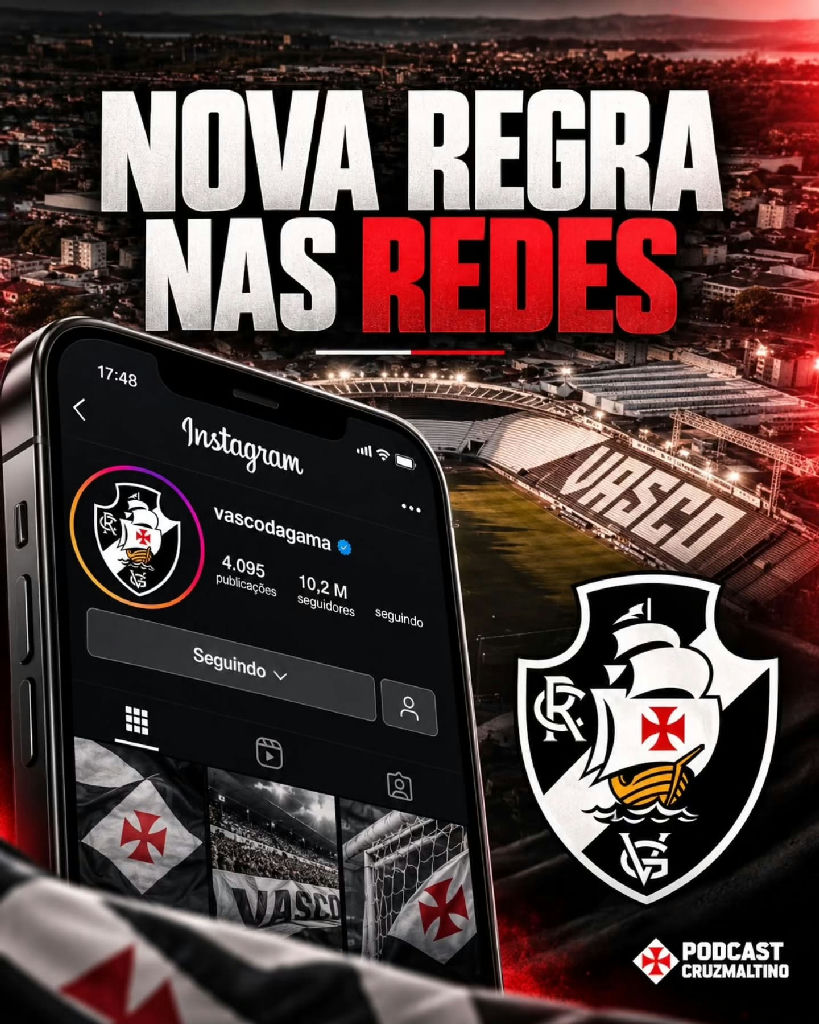 Vasco da Gama implementa nova política de interação em suas redes sociais