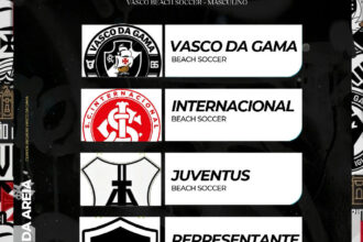 Vasco da Gama inicia trajetória na Copa do Brasil de beach soccer em Ceilândia
