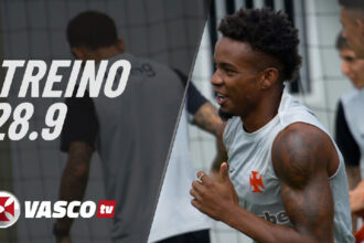 Vasco da Gama intensifica preparação física em treino realizado nesta segunda-feira