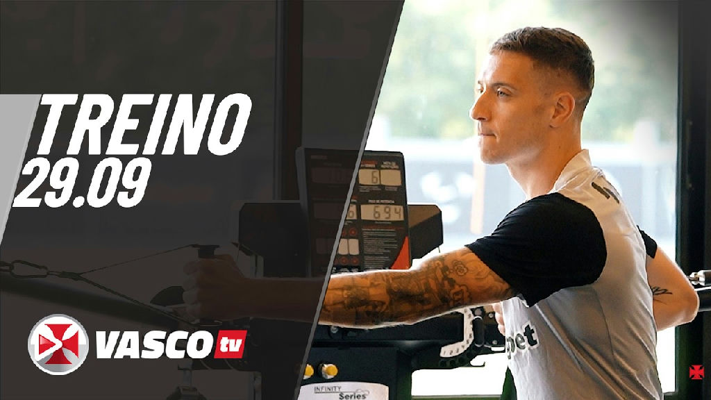 Vasco da Gama intensifica preparação física em treino realizado nesta terça-feira