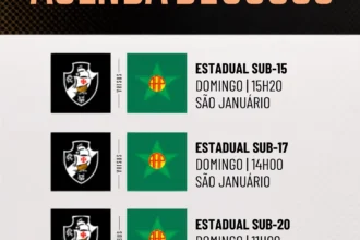 Vasco da Gama recebe Portuguesa em São Januário para rodada tripla do futsal estadual