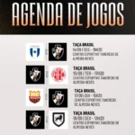 Vasco define cronograma de confrontos para a disputa da Taça Brasil de futsal