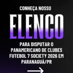 Vasco define elenco e comissão técnica para o Pan-americano de Futebol 7 em 2026