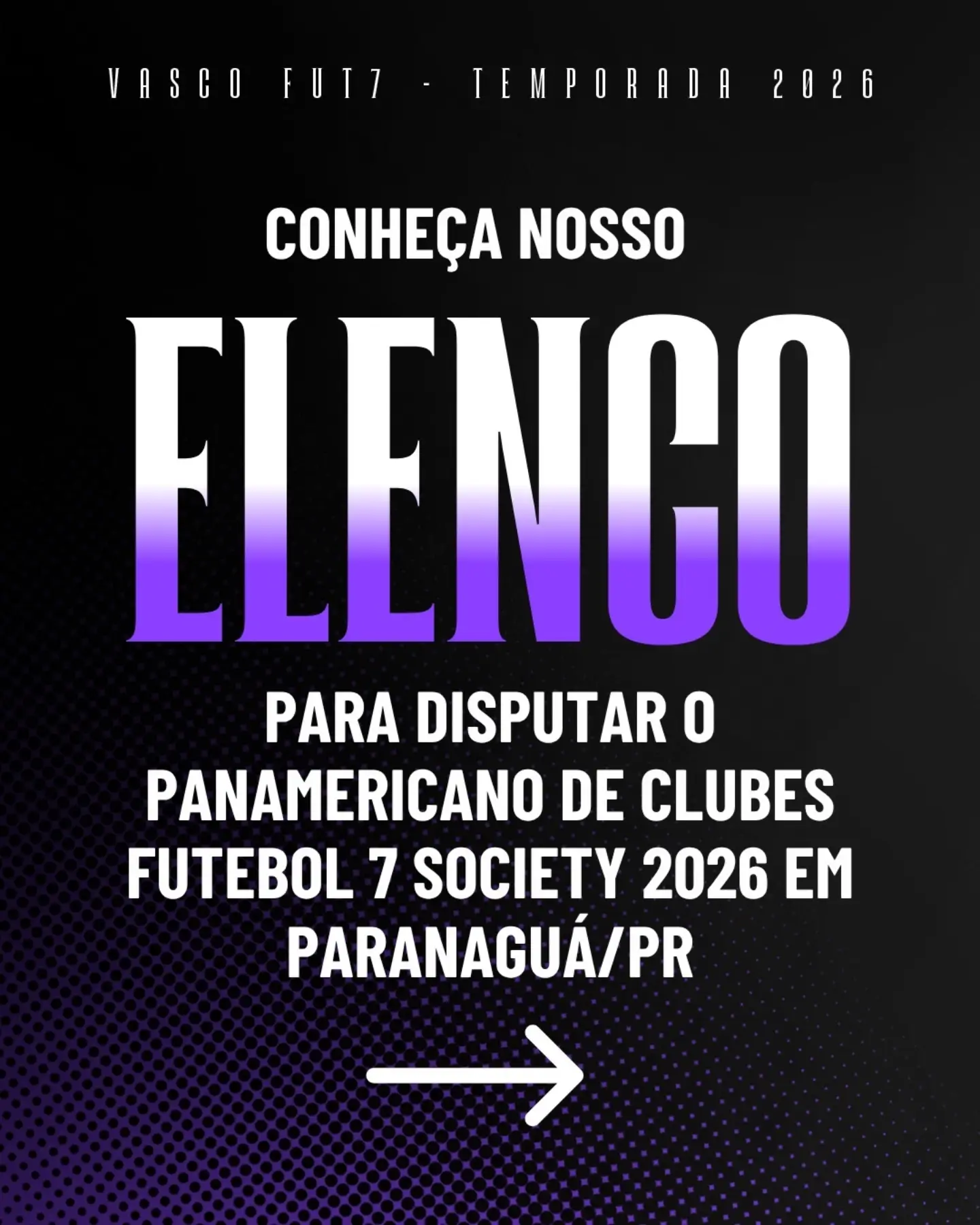 Vasco define elenco e comissão técnica para o Pan-americano de Futebol 7 em 2026