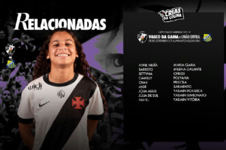 Vasco define elenco para confronto contra o União Central pelo Carioca Sub-20
