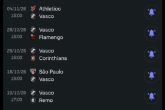 Vasco define roteiro decisivo na reta final do Campeonato Brasileiro