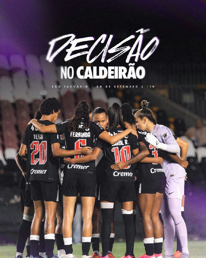 Vasco define título do Brasileiro a2 feminino em São Januário com entrada gratuita