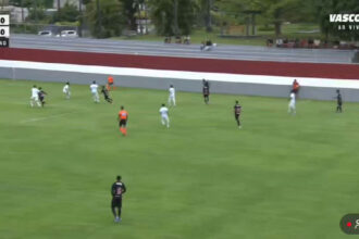 Vasco domina primeira etapa contra o Grêmio no sub-17