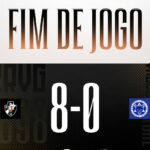 Vasco domina quadra e aplica goleada histórica de 8 a 0 sobre o Grama City