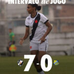 Vasco domina União Central e aplica goleada no Carioca Feminino Sub-20