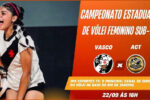 Vasco e Atlético Tijuca se enfrentam pelo Campeonato Estadual de Vôlei Feminino Sub-19