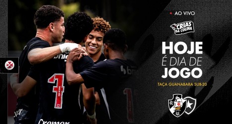 Vasco e Botafogo se enfrentam pela Taça Guanabara sub-20