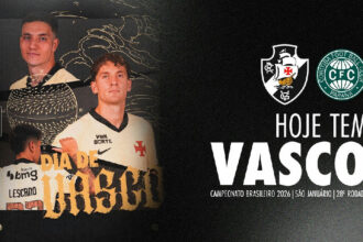 Vasco e Coritiba se enfrentam pela 28ª rodada do Campeonato Brasileiro 2026