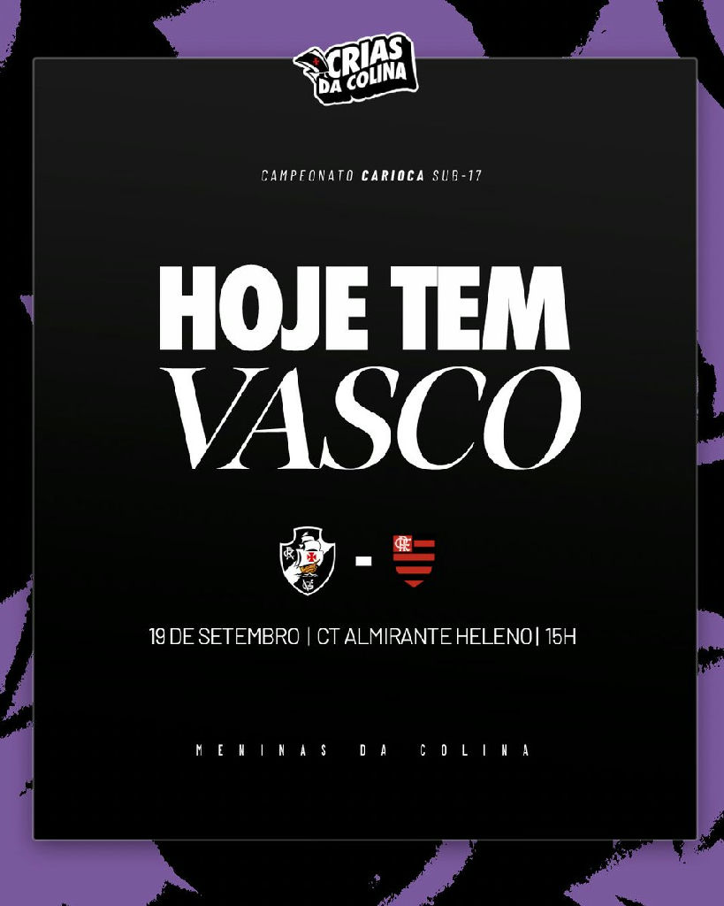 Vasco e Flamengo decidem o título do Campeonato Carioca sub-17 feminino