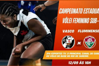 Vasco e Fluminense se enfrentam pelo Campeonato Estadual de vôlei feminino sub-17