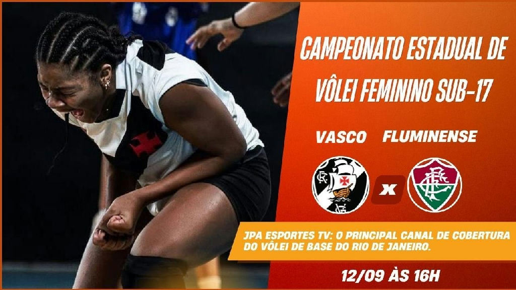 Vasco e Fluminense se enfrentam pelo Campeonato Estadual de vôlei feminino sub-17