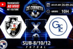 Vasco e Grajaú Country se enfrentam em rodada decisiva do futsal estadual