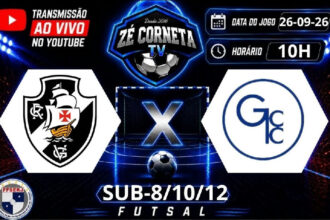 Vasco e Grajaú Country se enfrentam em rodada decisiva do futsal estadual