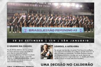 Vasco e Itabirito disputam a final do Brasileirão Feminino a2 em São Januário