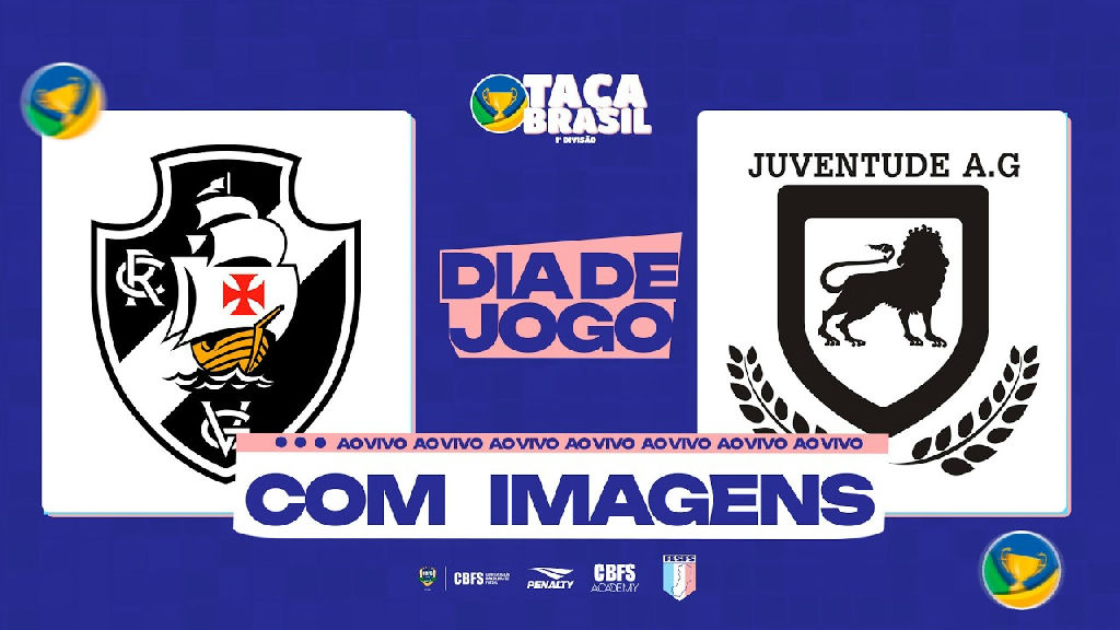 Vasco e Juventude AG se enfrentam pela quinta rodada da Taça Brasil de Futsal