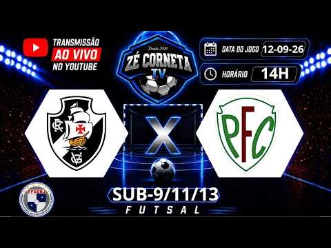 Vasco e Palmeira se enfrentam em rodada decisiva do futsal de base