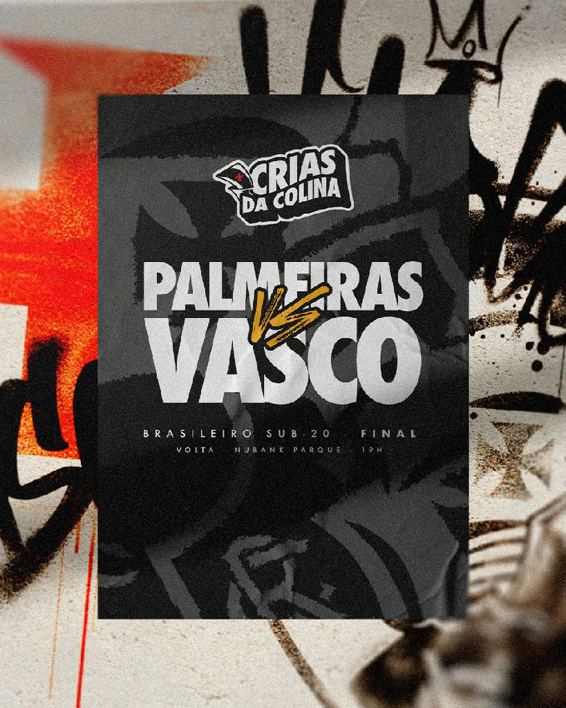 Vasco e Palmeiras decidem o título do Campeonato Brasileiro Sub-20 nesta sexta-feira