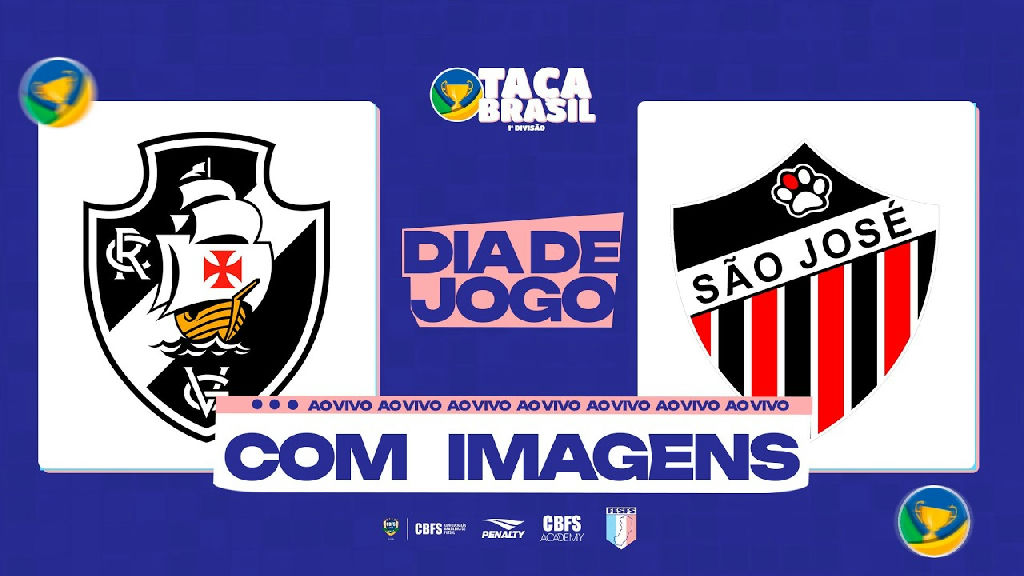 Vasco e São José disputam vaga na final da Taça Brasil de futsal