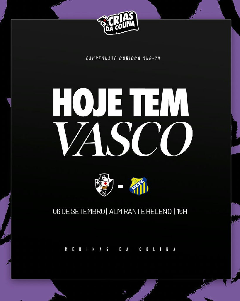 Vasco encara o União Central pelo Campeonato Carioca feminino sub-20