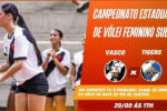 Vasco enfrenta Carioca Tigers pelo Campeonato Estadual de vôlei feminino sub-19