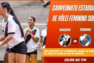 Vasco enfrenta Carioca Tigers pelo Campeonato Estadual de vôlei feminino sub-19